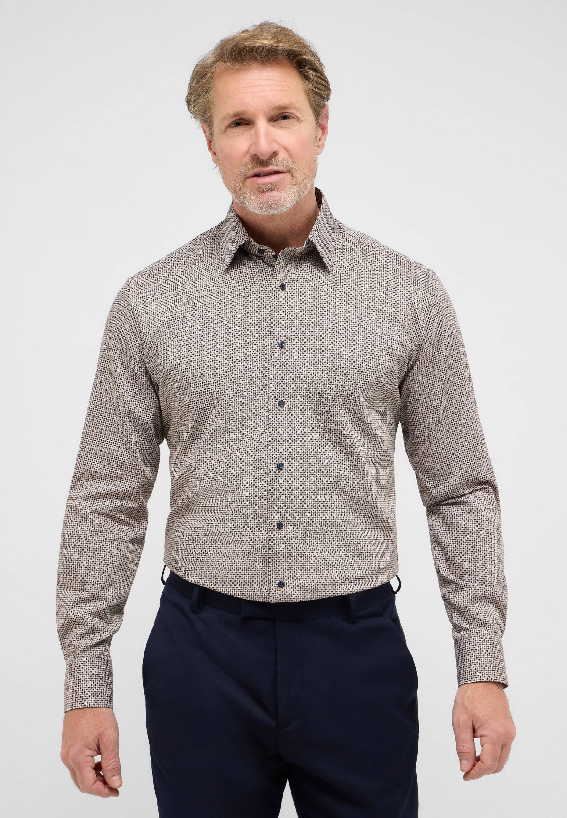 Eterna Langarmhemd »MODERN FIT«, NON IRON (bügelfrei) von Eterna