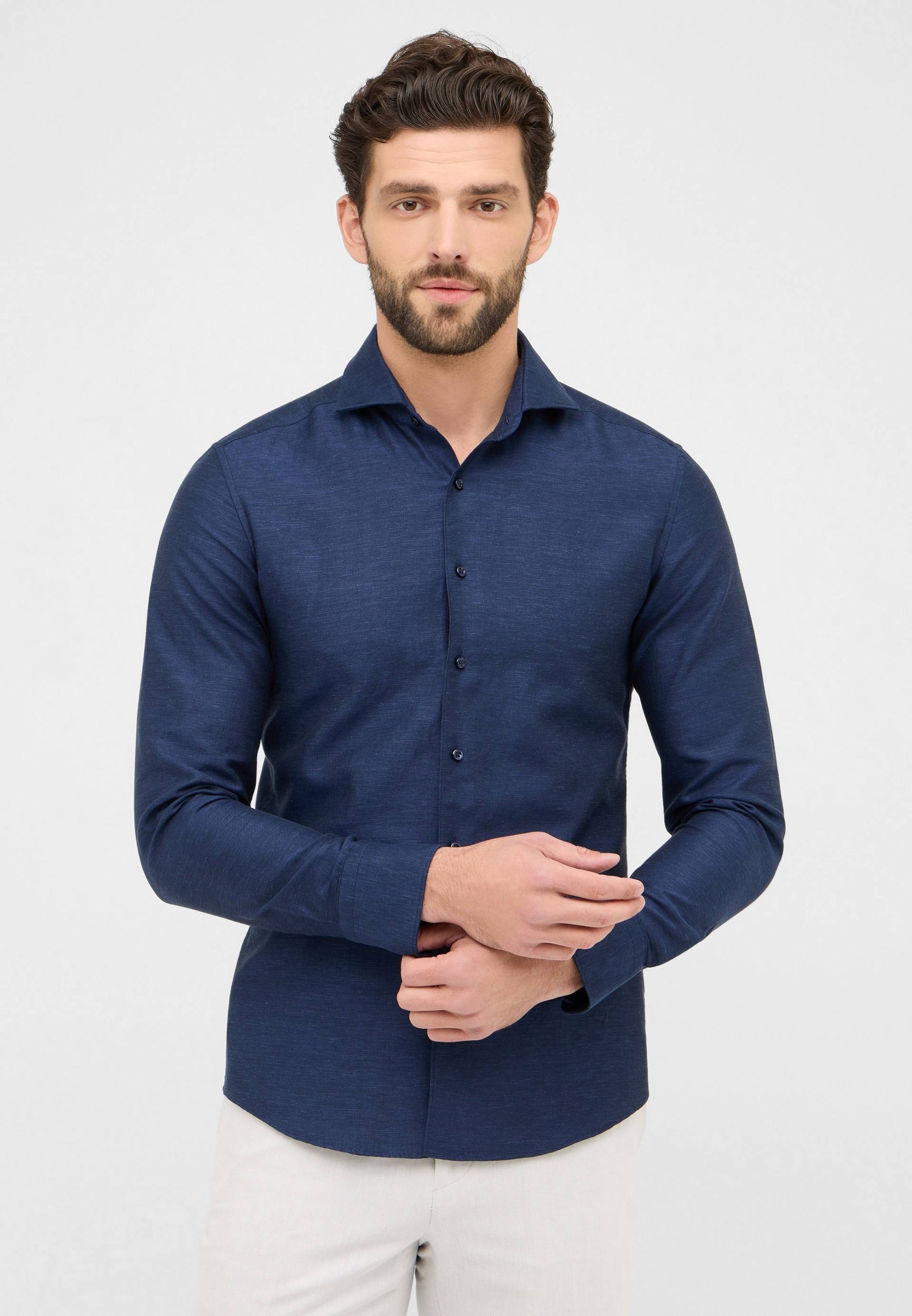 Eterna Langarmhemd »SLIM FIT«, EASY IRON (bügelleicht) von Eterna