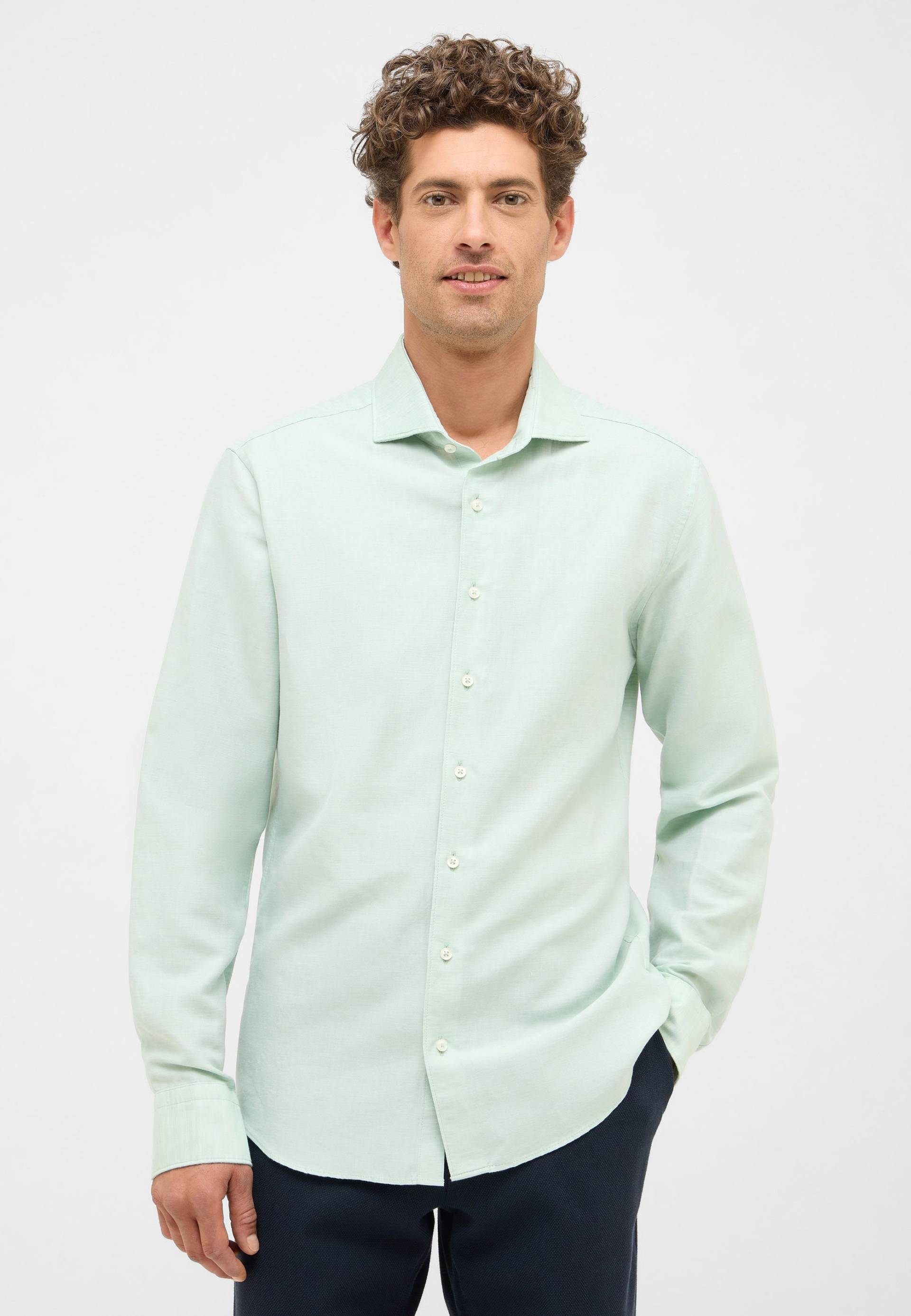 Eterna Langarmhemd »SLIM FIT«, EASY IRON (bügelleicht) von Eterna