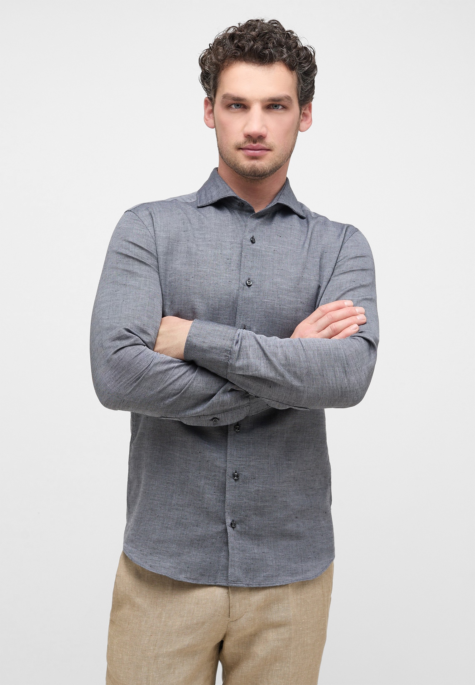 Eterna Langarmhemd »SLIM FIT«, EASY IRON (bügelleicht) Eterna Langarmhemd »SLIM FIT«, EASY IRON (bügelleicht) von Eterna