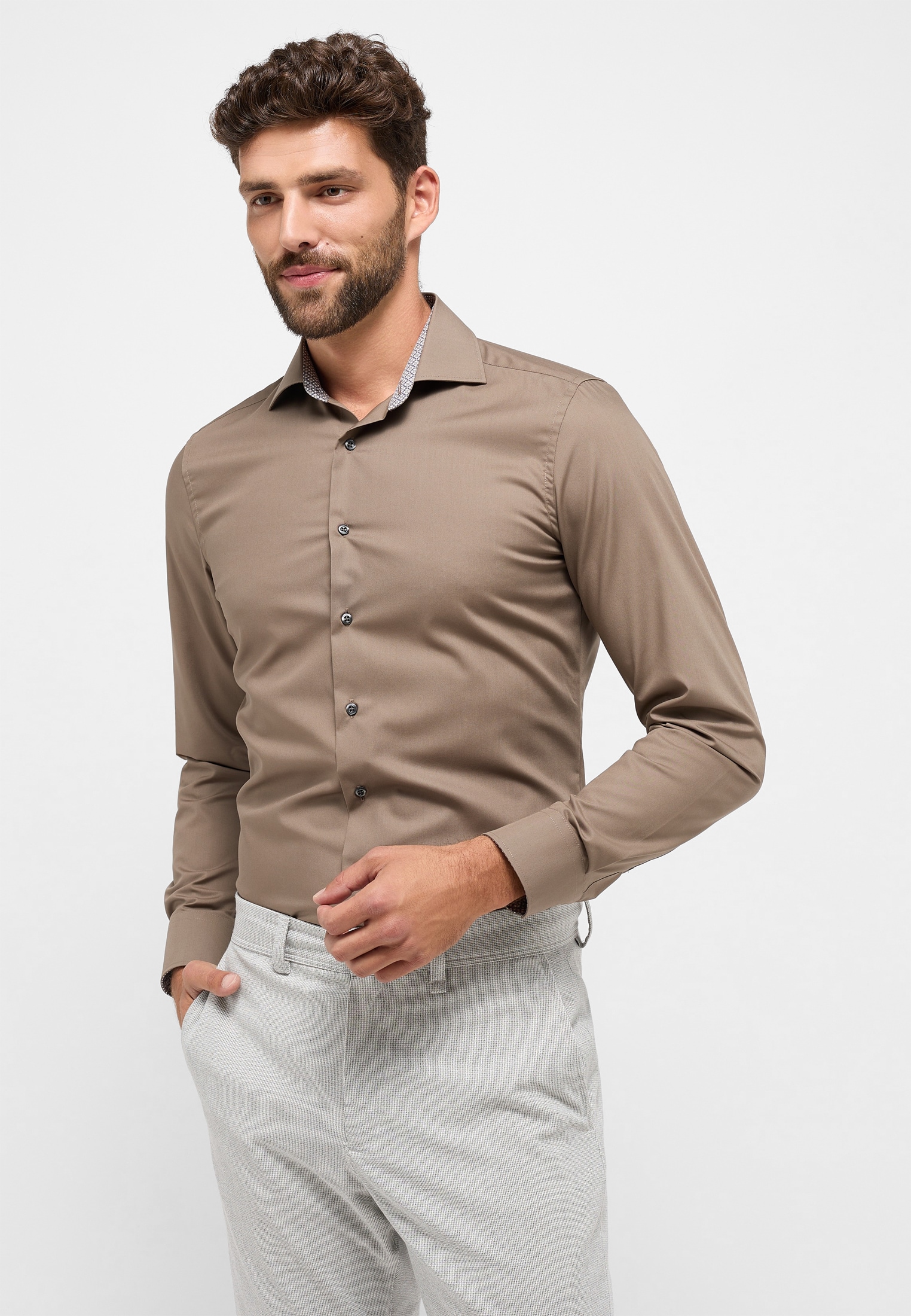 Eterna Langarmhemd »SLIM FIT« von Eterna