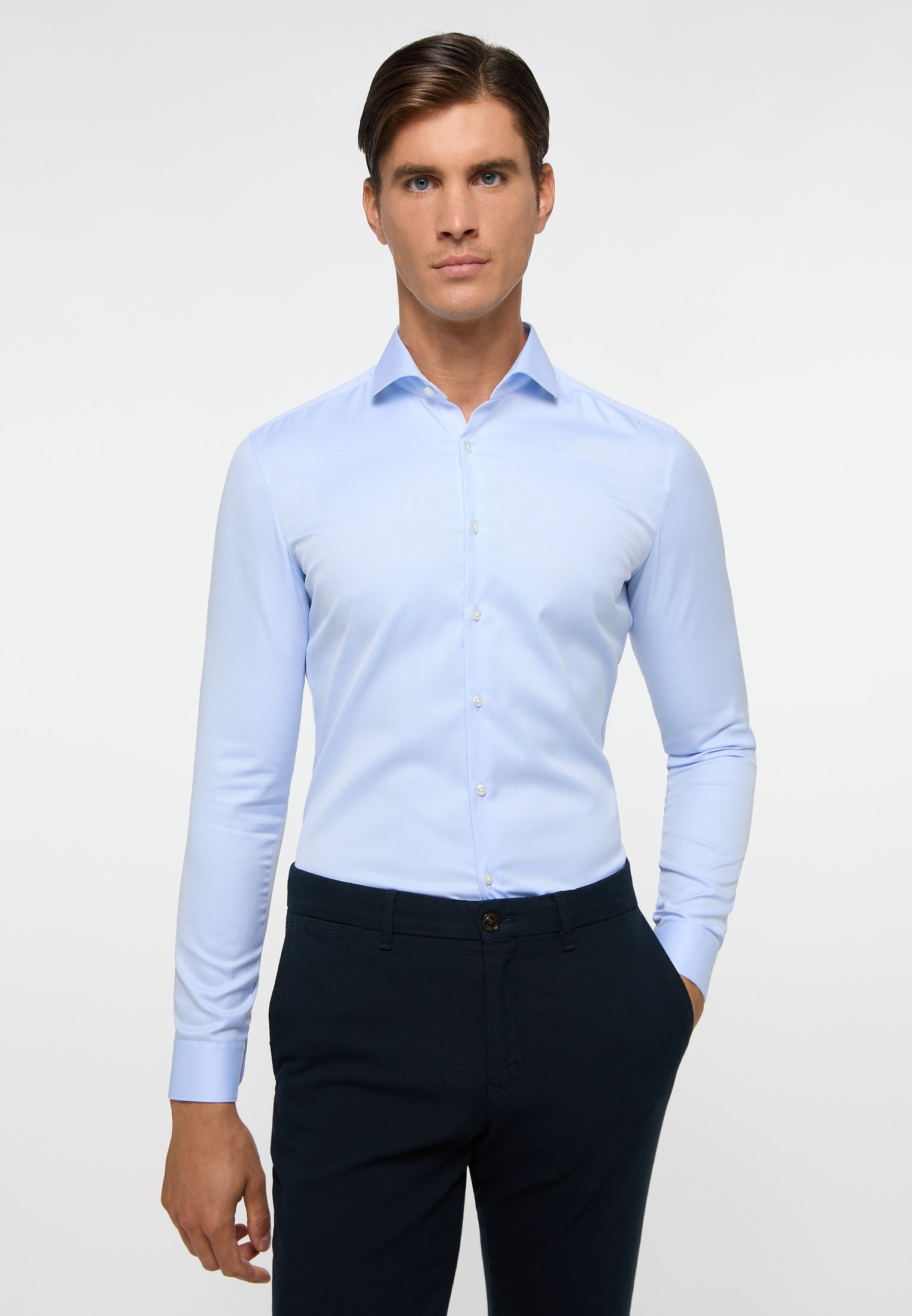 Eterna Langarmhemd »SUPER SLIM«, NON IRON (bügelfrei) von Eterna