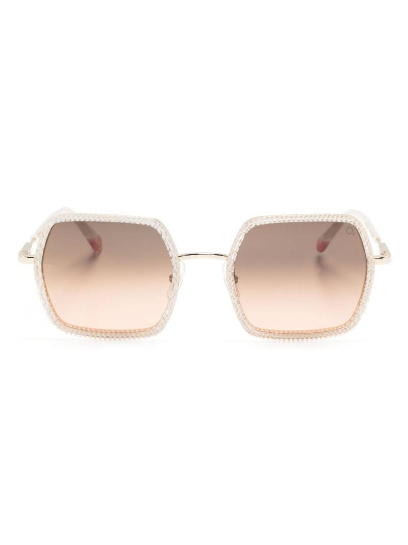 Etnia Barcelona Azahara square-frame sunglasses - White von Etnia Barcelona
