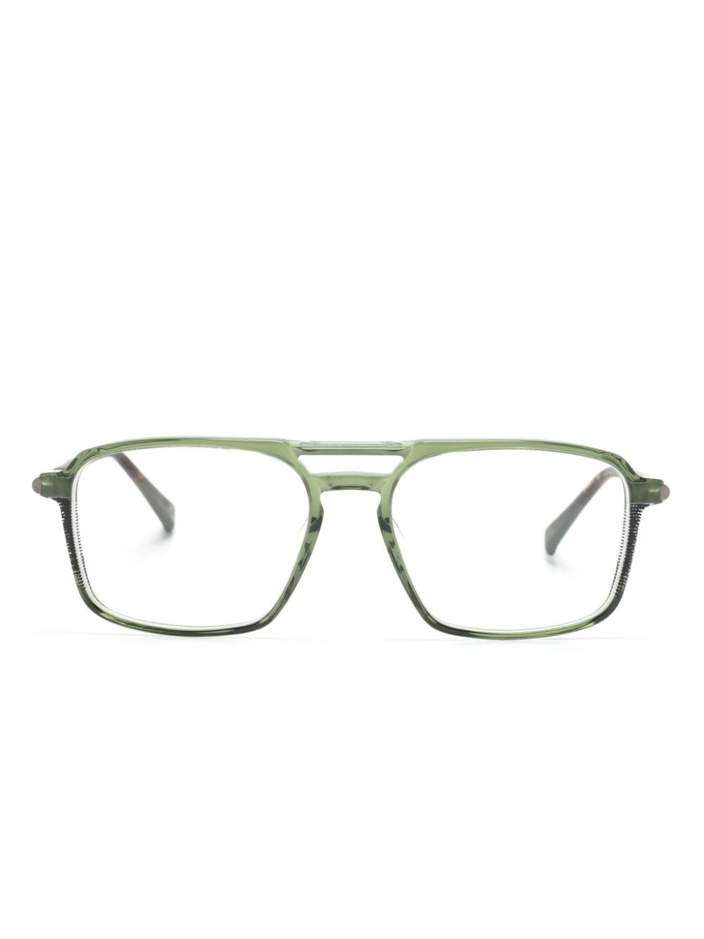 Etnia Barcelona Big Texas pilot-frame glasses - Green von Etnia Barcelona