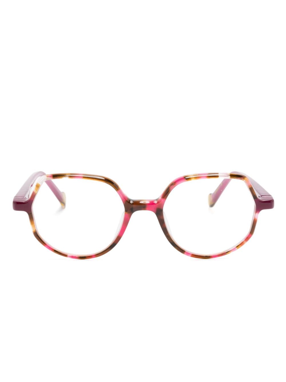 Etnia Barcelona Maze geometric-frame glasses - Pink von Etnia Barcelona