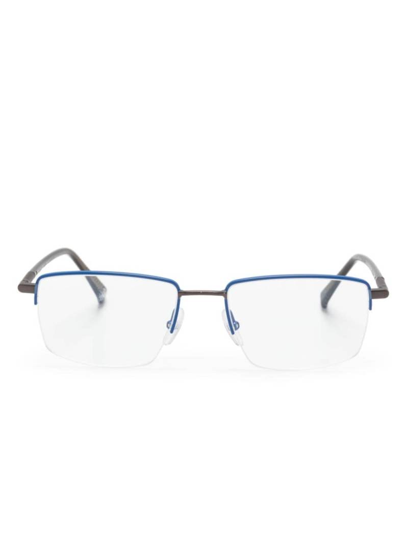 Etnia Barcelona Needles rectangle-frame glasses - Blue von Etnia Barcelona