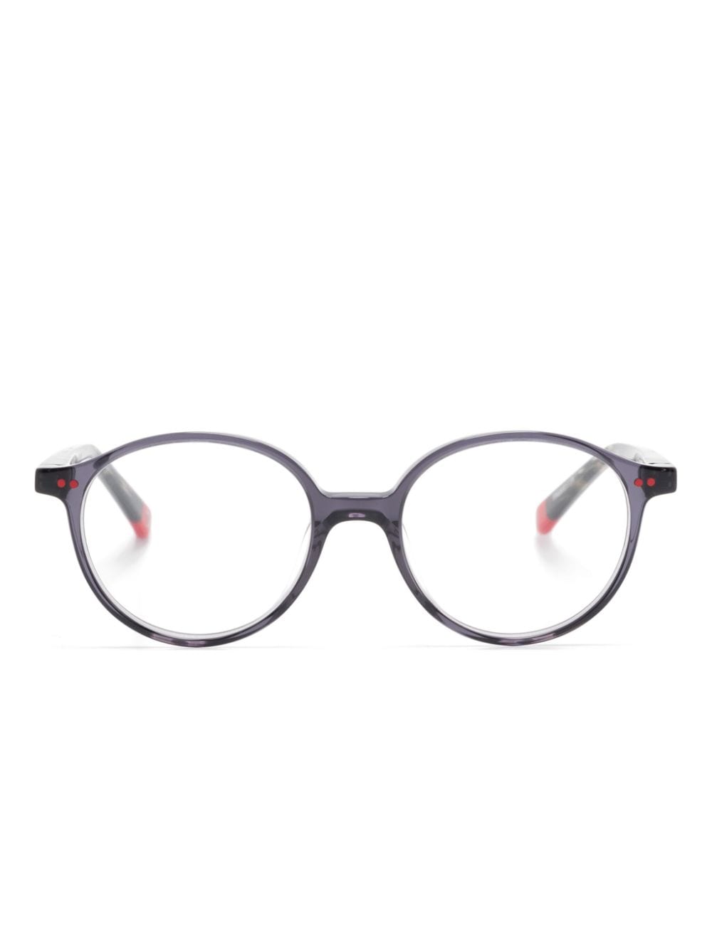 Etnia Barcelona Stitch round-frame glasses - Black von Etnia Barcelona