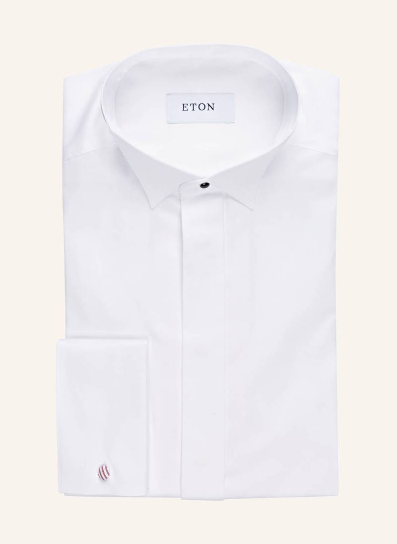 Eton Hemd Slim Fit Mit Umschlagmanschette weiss von Eton