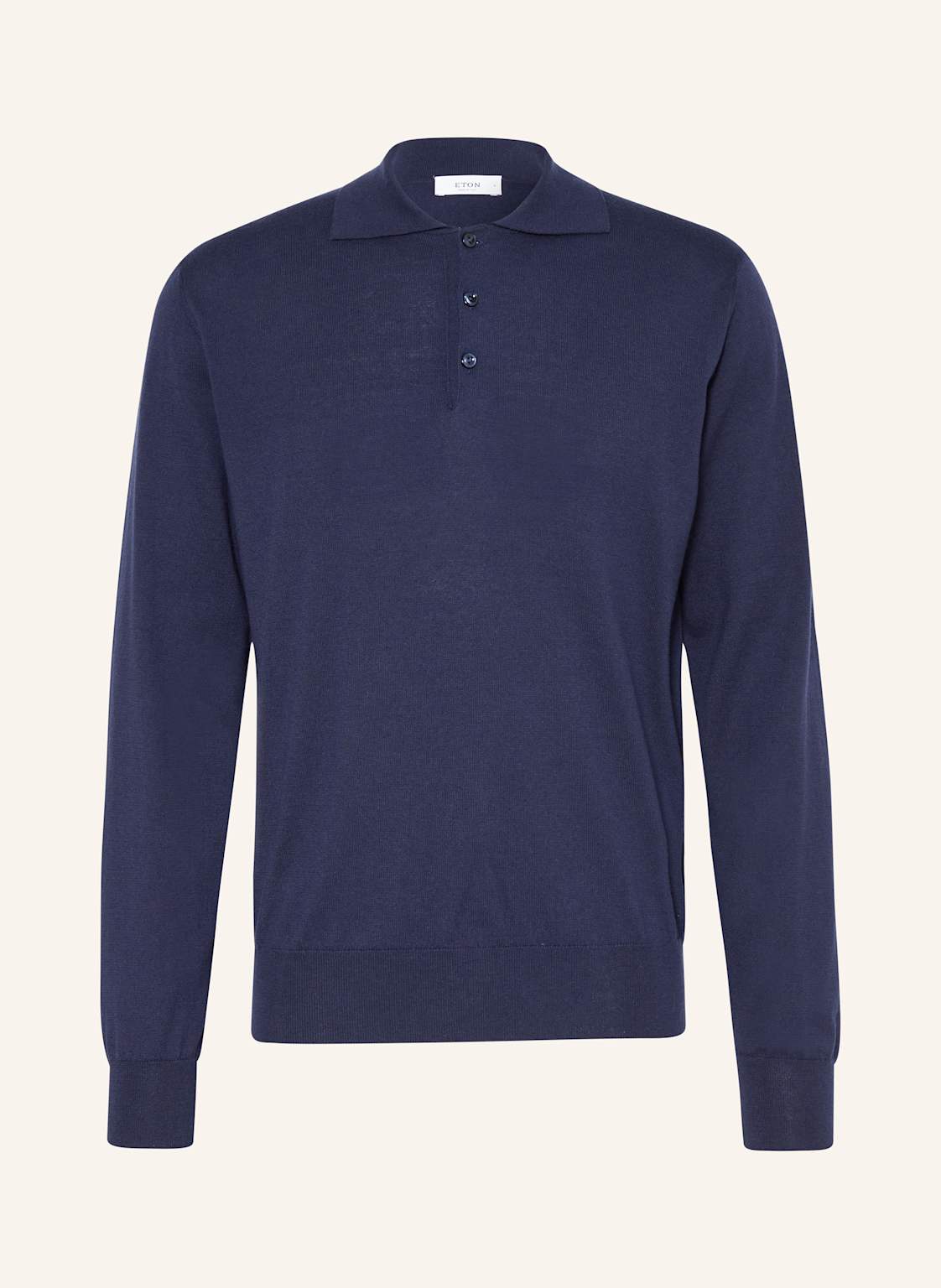 Eton Strick-Poloshirt blau Eton Strick-Poloshirt blau von Eton