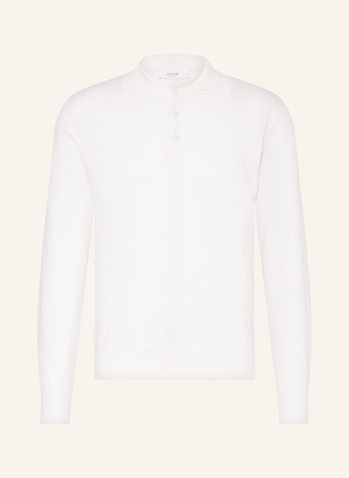 Eton Strick-Poloshirt weiss Eton Strick-Poloshirt weiss von Eton