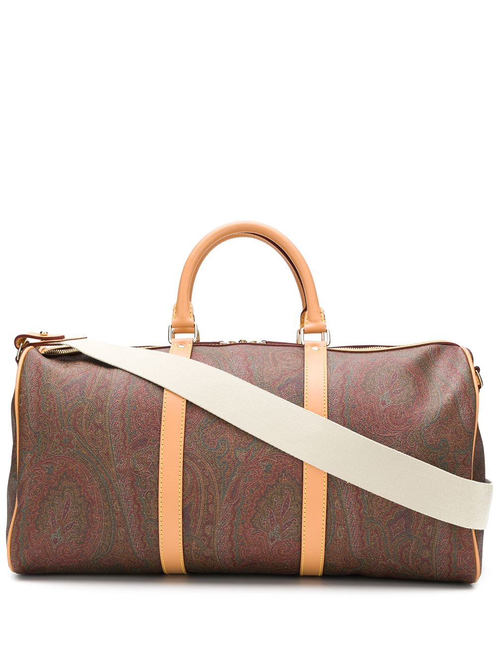 ETRO paisley-print zipped holdall - Brown von ETRO