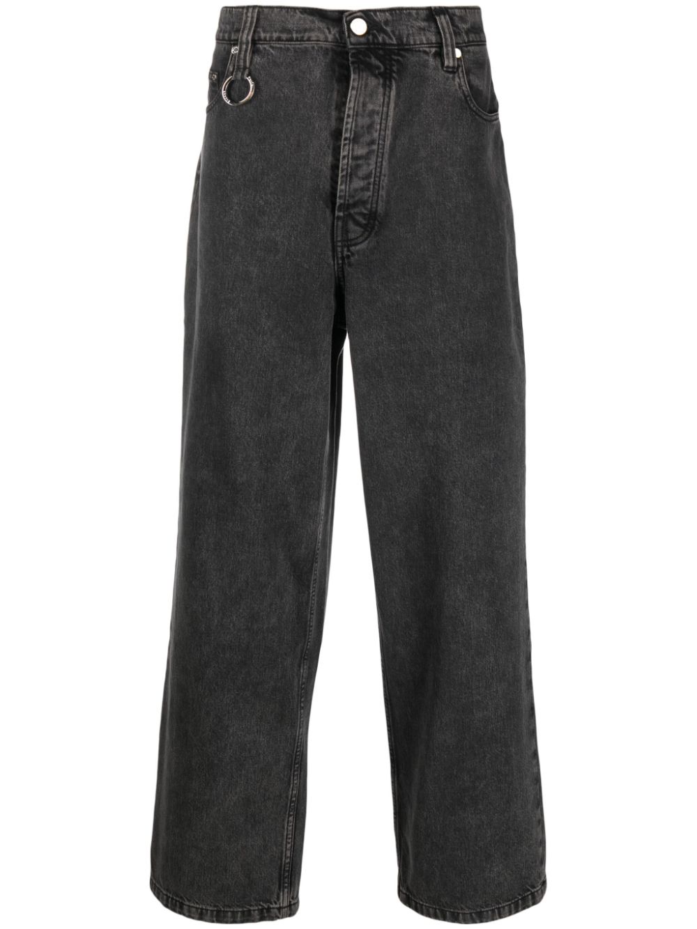 Etudes District mid-rise loose-fit jeans - Black von Etudes