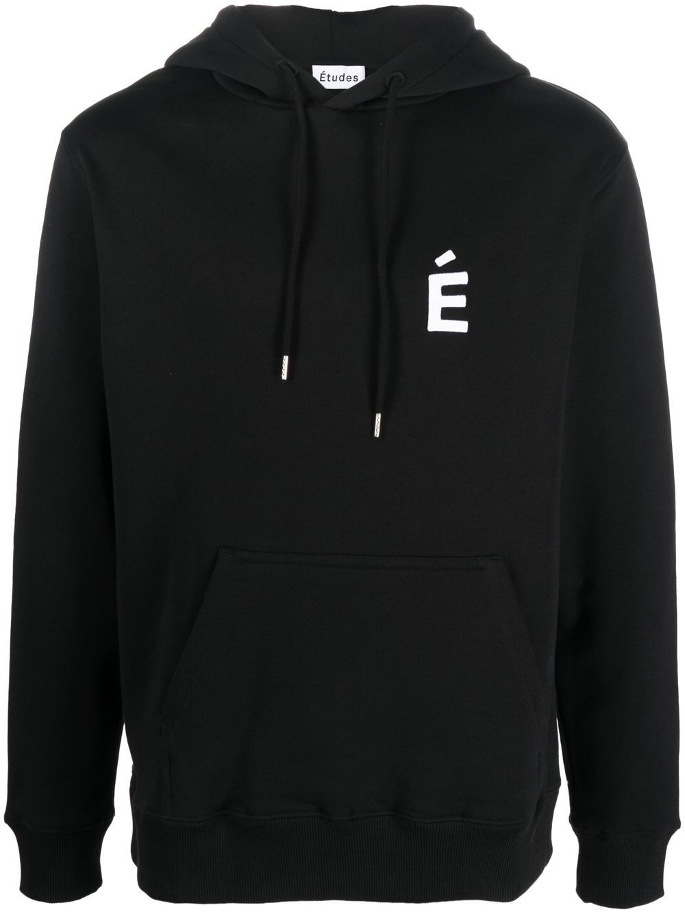 Etudes Klein logo-patch hoodie - Black von Etudes