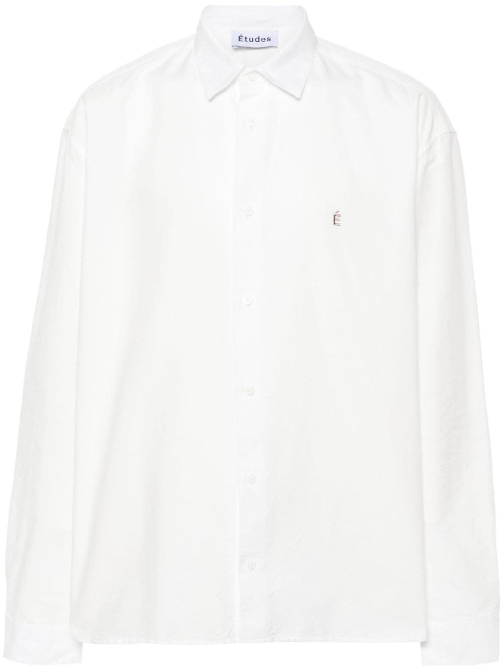 Etudes Lyrique LS Accent cotton shirt - White von Etudes