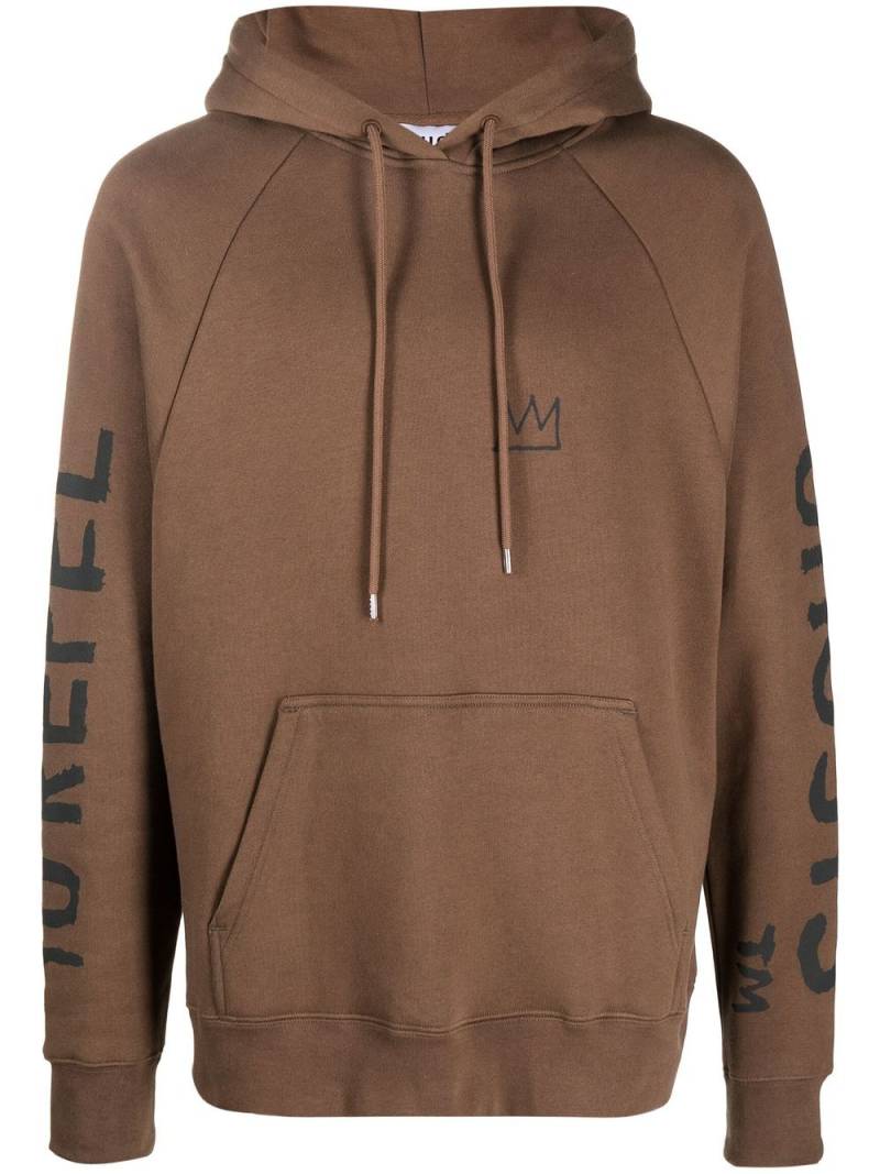 Etudes Racing Self-Portrait hoodie - Brown von Etudes