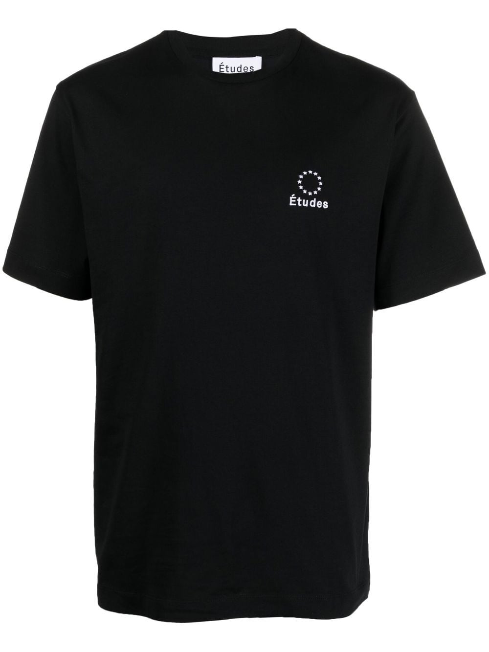 Etudes Wonder Logo organic-cotton T-shirt - Black von Etudes