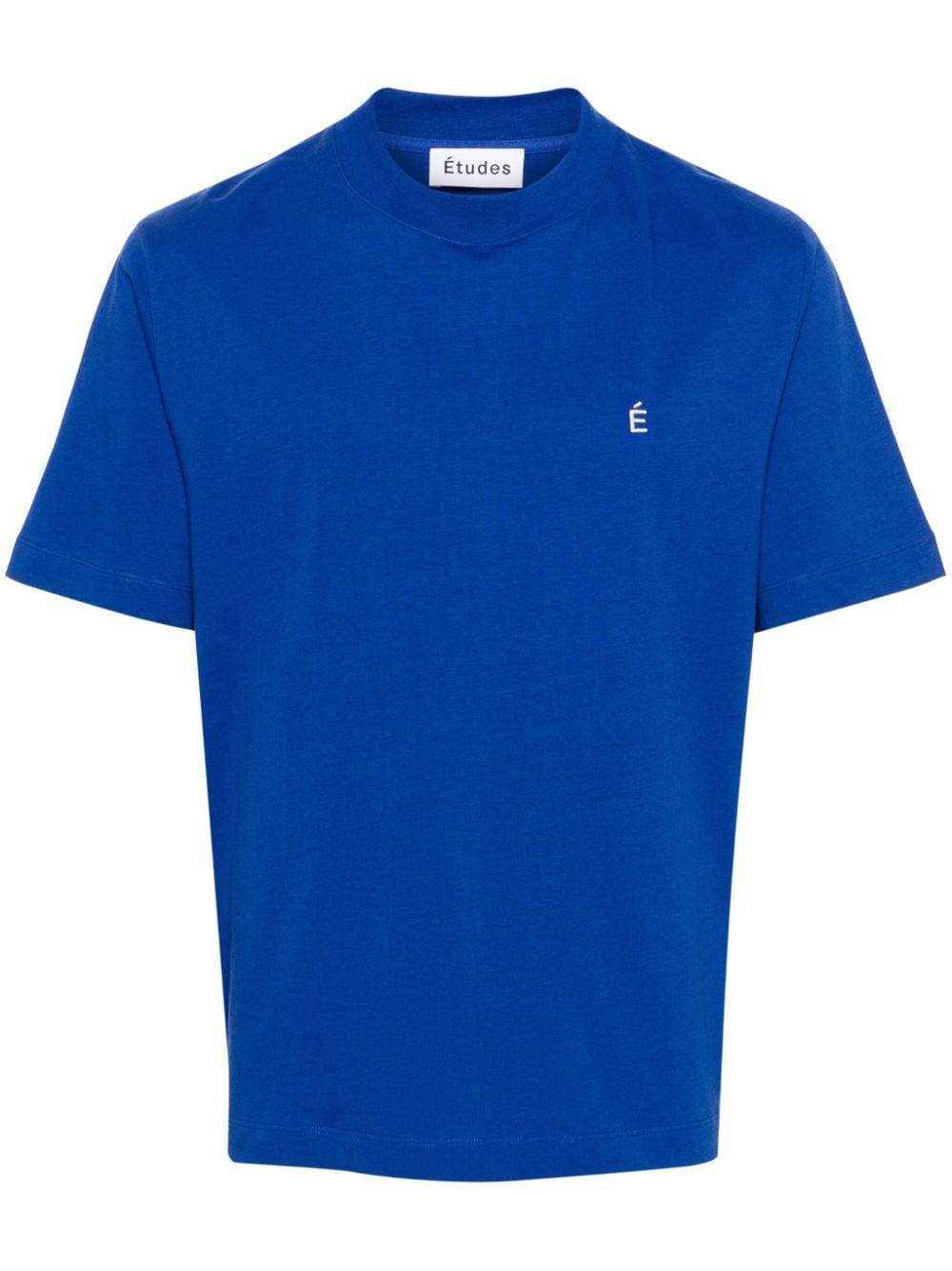 Etudes logo-embroidered cotton T-shirt - Blue von Etudes