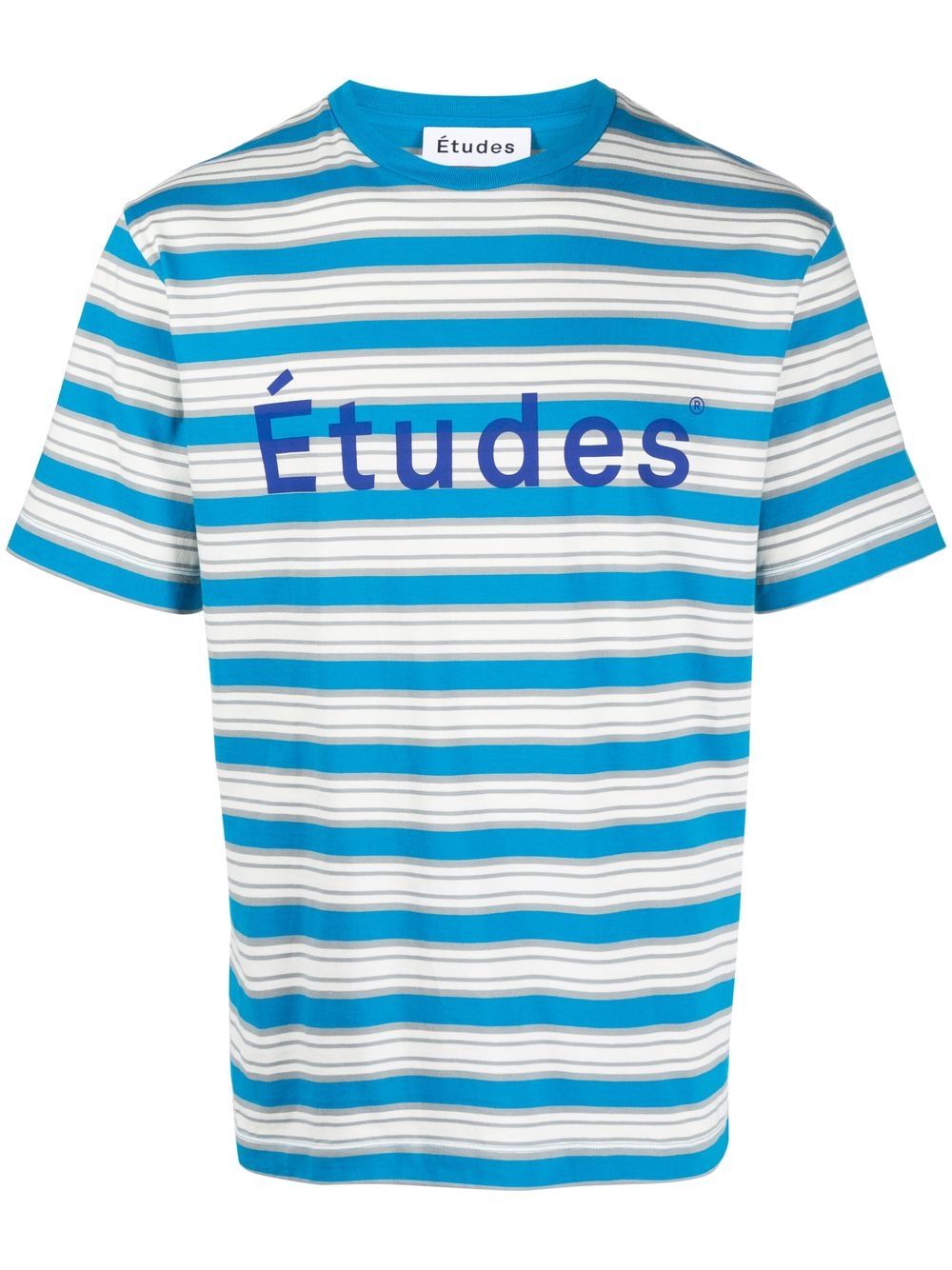 Etudes logo-print T-shirt - Blue von Etudes