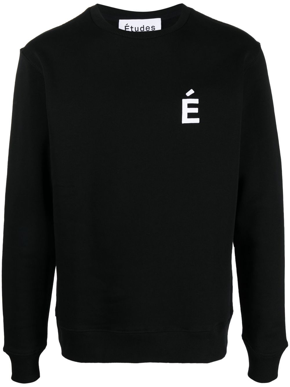 Etudes logo-print crew neck sweatshirt - Black von Etudes