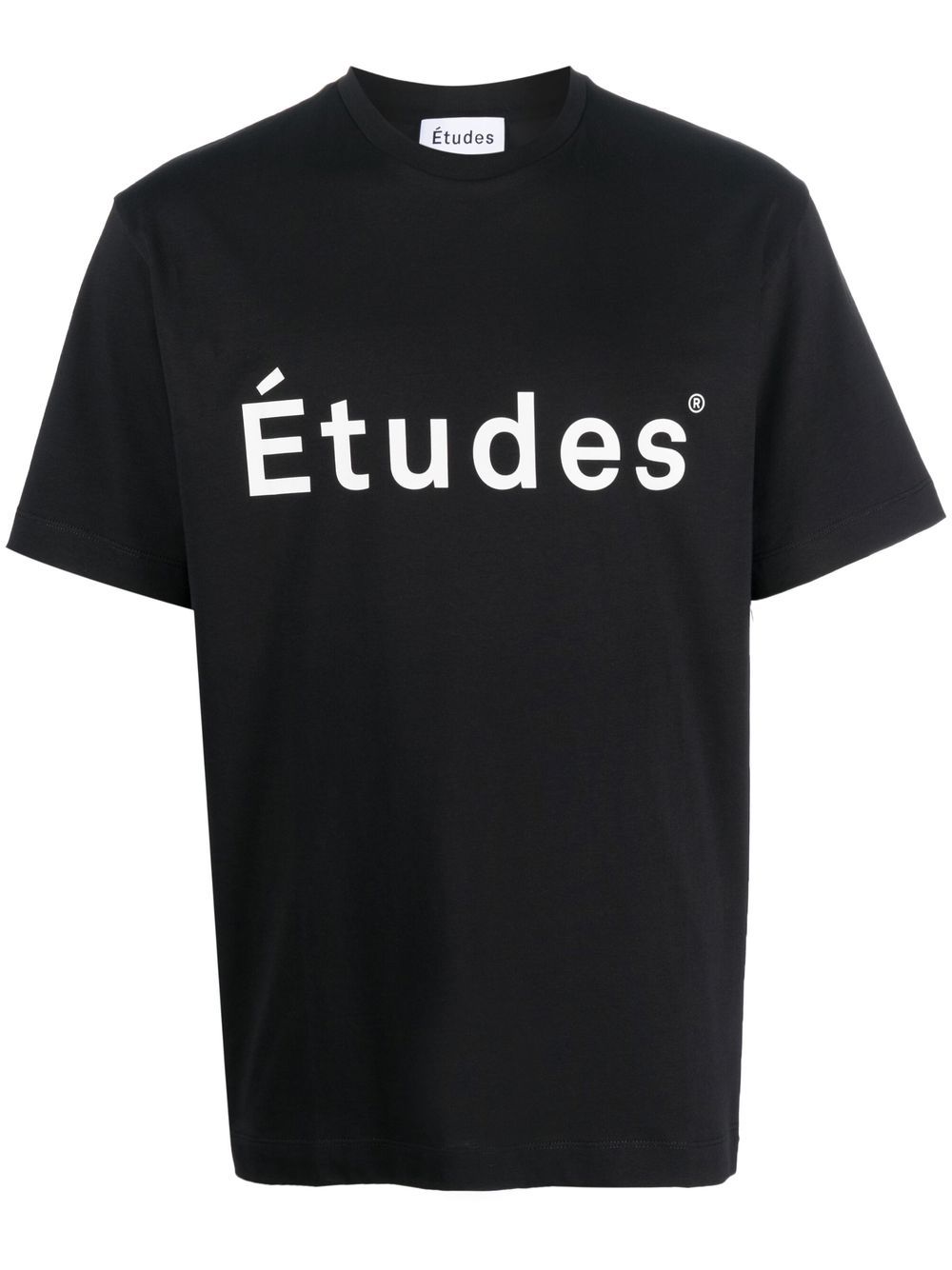 Etudes logo-print organic cotton T-shirt - Black von Etudes