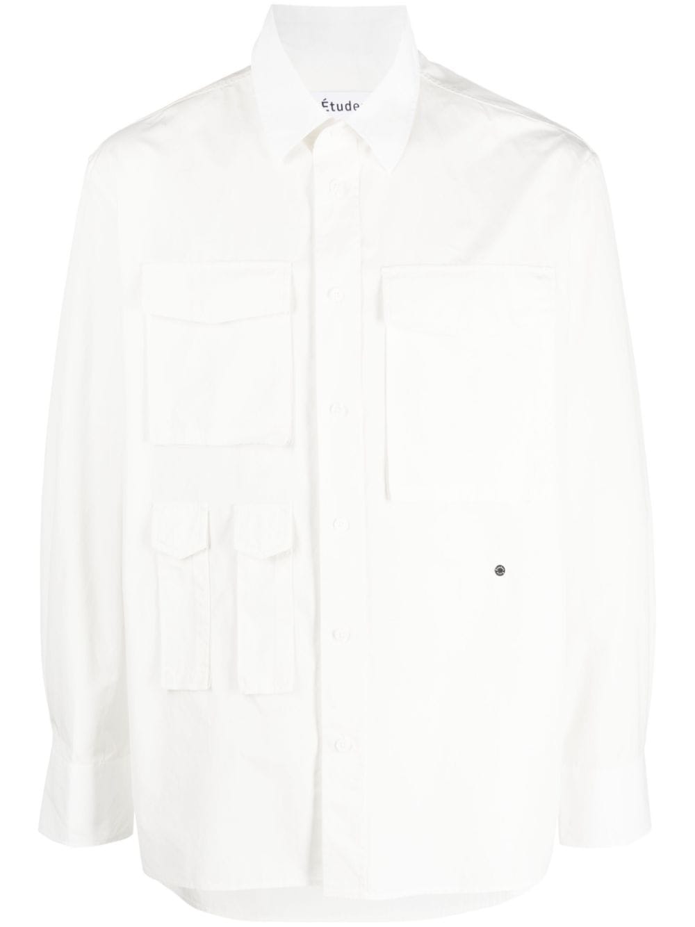 Etudes multiple flap-pocket shirt - White von Etudes