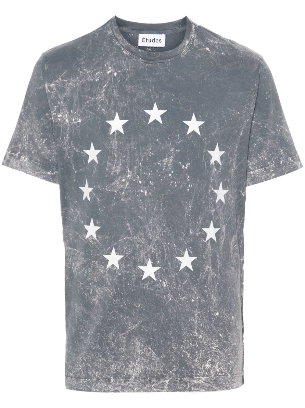 Etudes star-print cotton T-shirt - Grey von Etudes