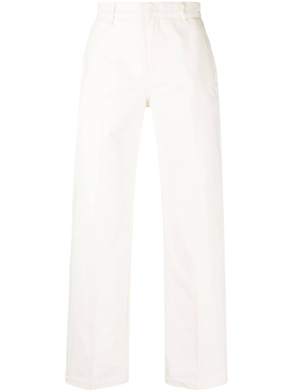 Etudes straight-leg cotton trousers - Neutrals von Etudes