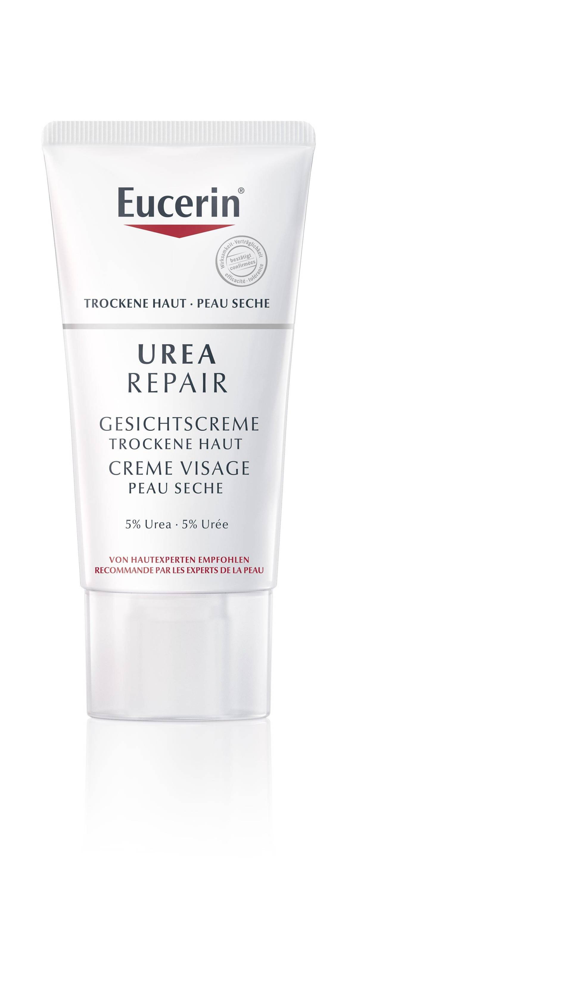 Hautglättende Gesichtscreme 5% Urea Damen  50ml von Eucerin