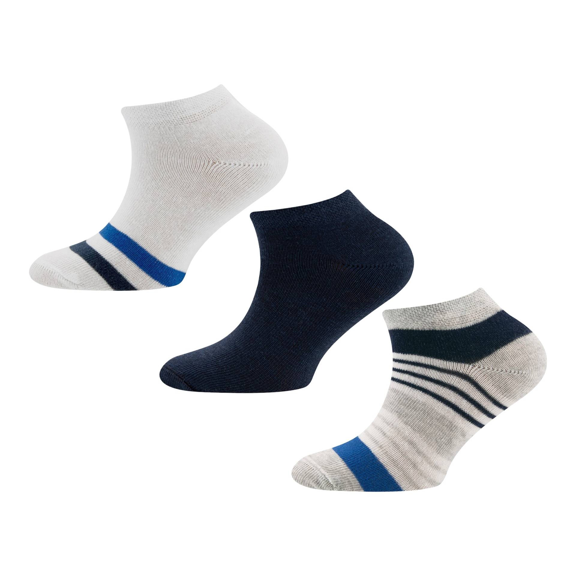 3er-Pack Sneakersocken Ringel von Ewers