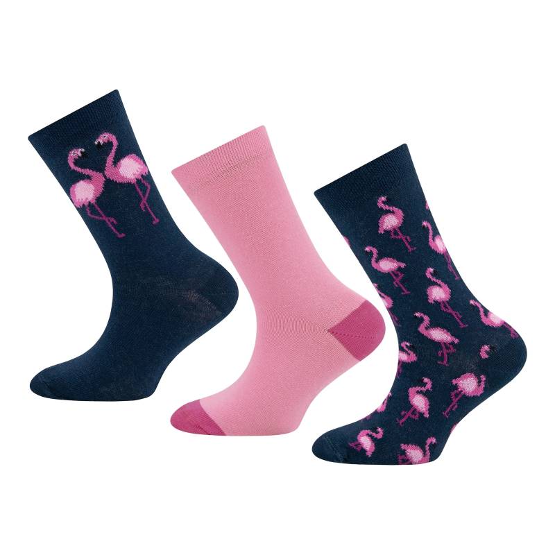 3er-Pack Socken Flamingos von Ewers