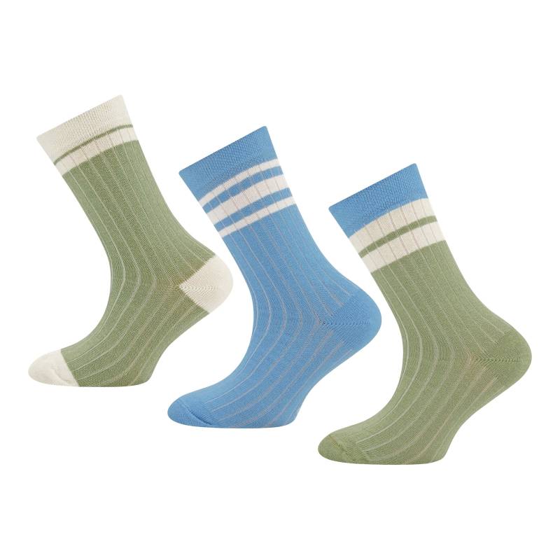 3er-Pack Socken Rippqualität von Ewers