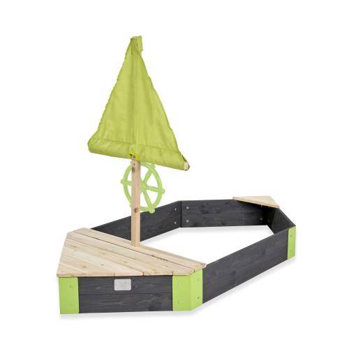 EXIT Aksent Holzsandkasten Boot - 190x90cm EXIT Aksent Holzsandkasten Boot - 190x90cm von Exit Toys