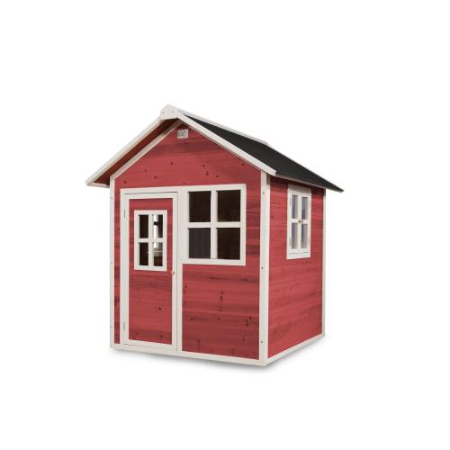 EXIT Loft 100 Holzspielhaus - rot, 149x135cm EXIT Loft 100 Holzspielhaus - rot, 149x135cm von Exit Toys