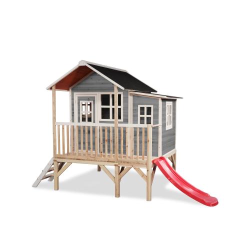 EXIT Loft 350 Holzspielhaus - grau, 322x190cm EXIT Loft 350 Holzspielhaus - grau, 322x190cm von Exit Toys