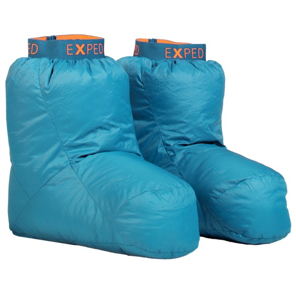 Exped - Down Sock - Hüttenschuhe Gr M blau von Exped