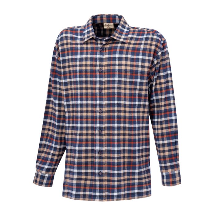 Explorer Kariertes Flanellhemd braun Explorer Kariertes Flanellhemd braun von Explorer