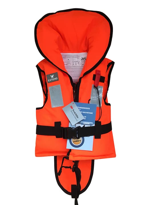 Extend Rettungsweste Schwimmweste orange von Extend