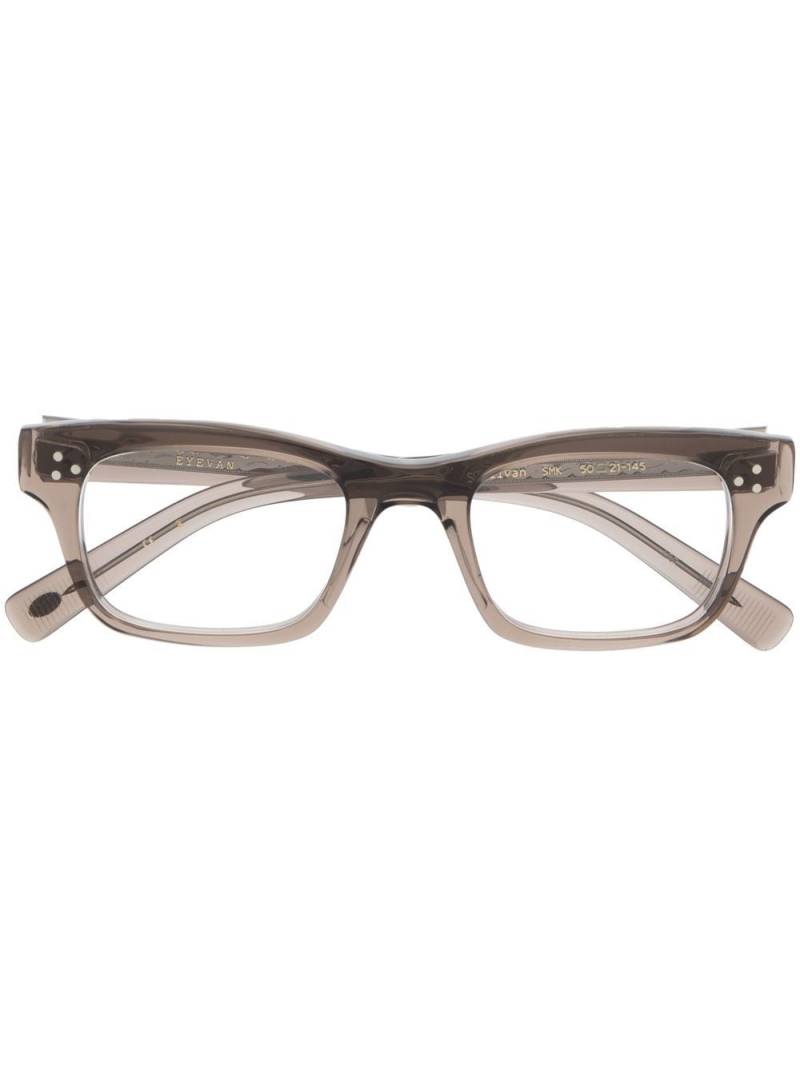 Eyevan7285 Sullivan square-frame eyeglasses - Neutrals von Eyevan7285