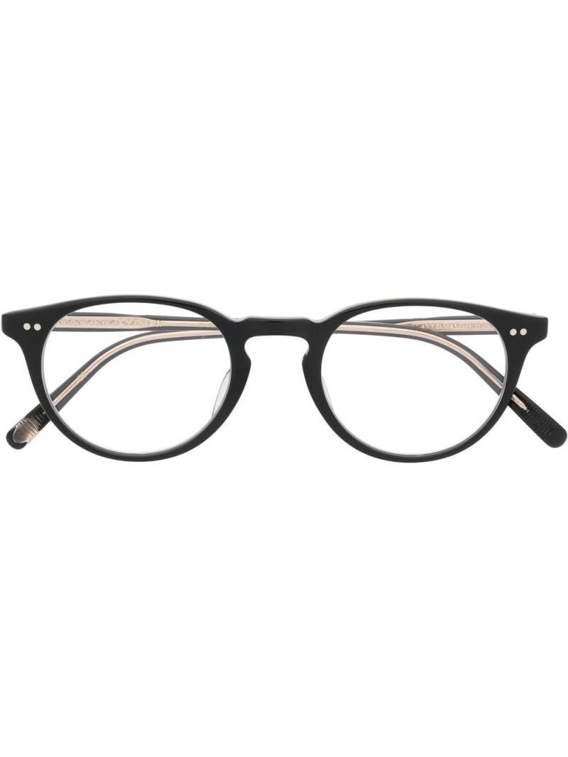 Eyevan7285 logo square-frame glasses - Black von Eyevan7285