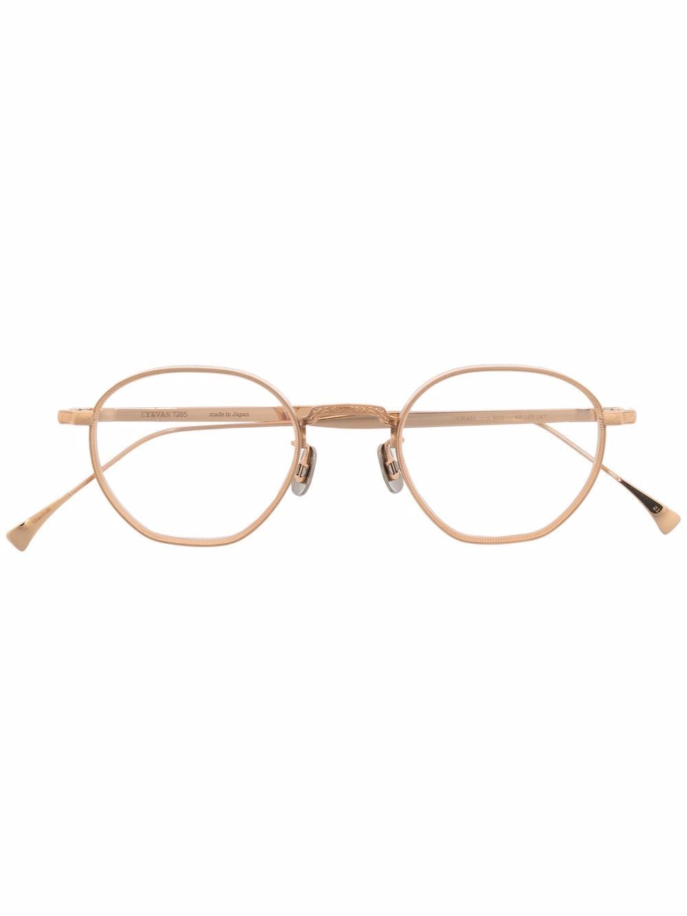 Eyevan7285 round frame glasses - Gold von Eyevan7285