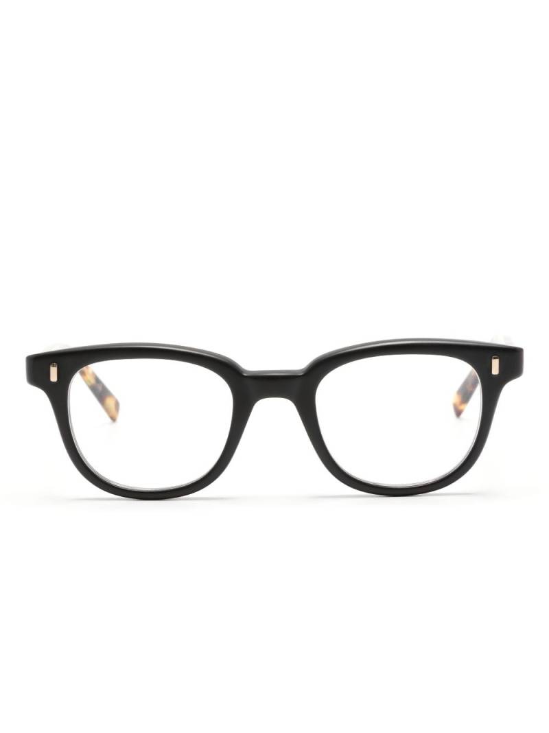 Eyevan7285 tortoiseshell-effect square-frame glasses - Black von Eyevan7285