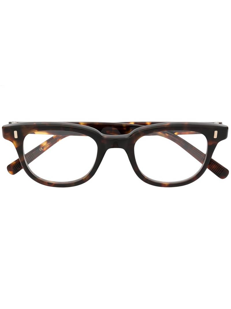 Eyevan7285 Grossman rectangle-frame glasses - Brown von Eyevan7285