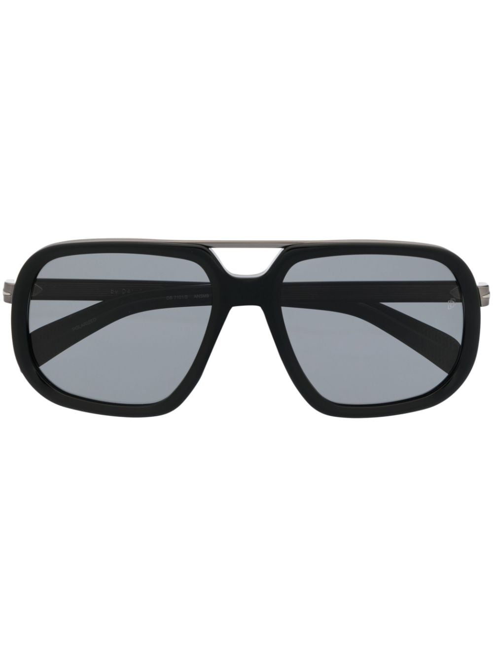 Eyewear by David Beckham double-bridge oversize-frame sunglasses - Black von Eyewear by David Beckham