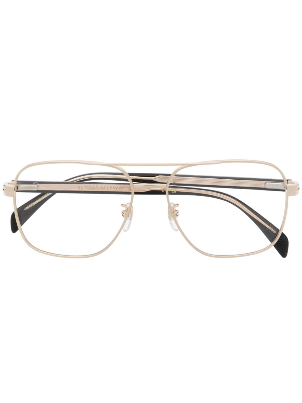Eyewear by David Beckham pilot-frame glasses - Gold von Eyewear by David Beckham