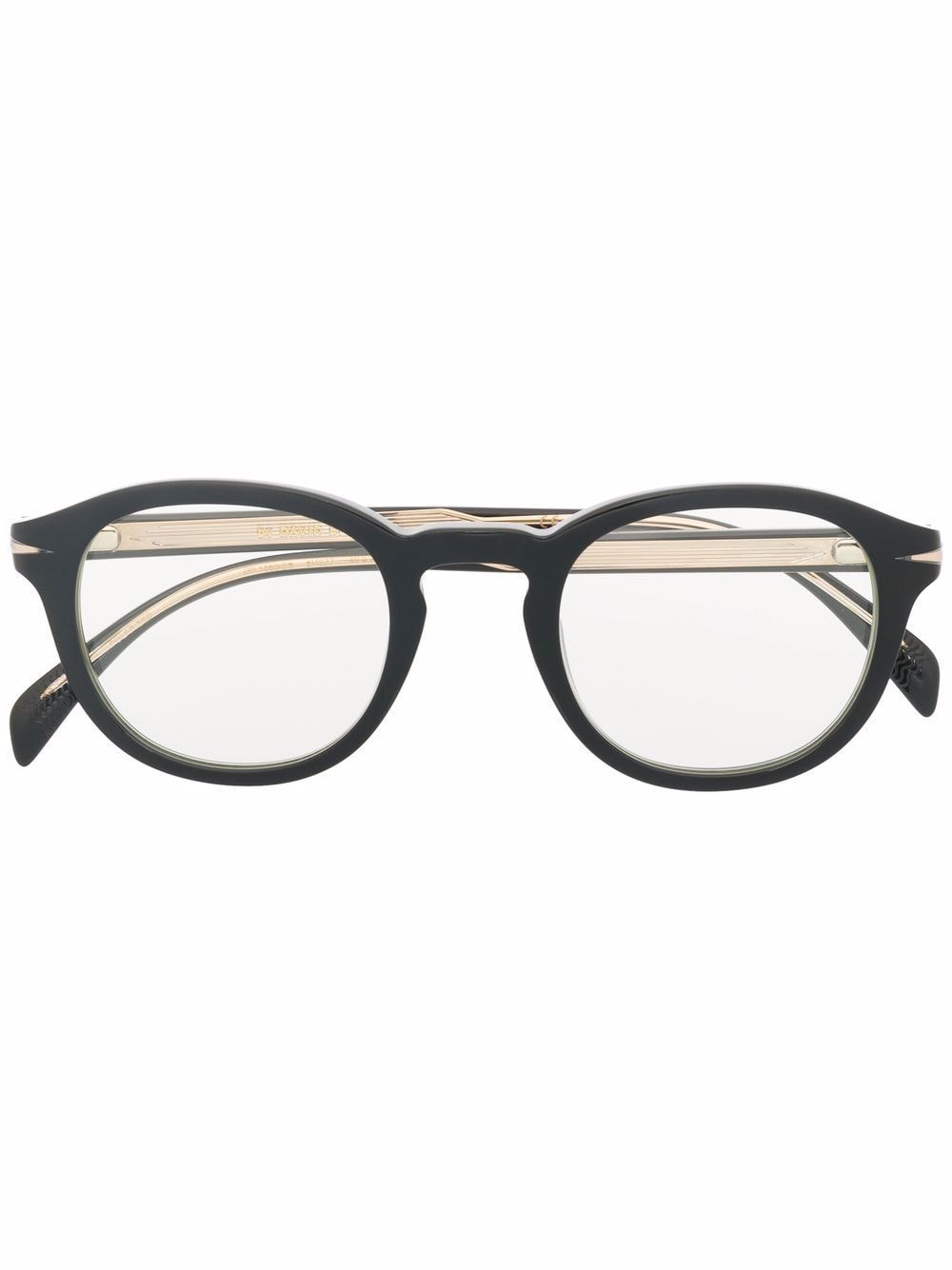 Eyewear by David Beckham round-frame glasses - Black von Eyewear by David Beckham