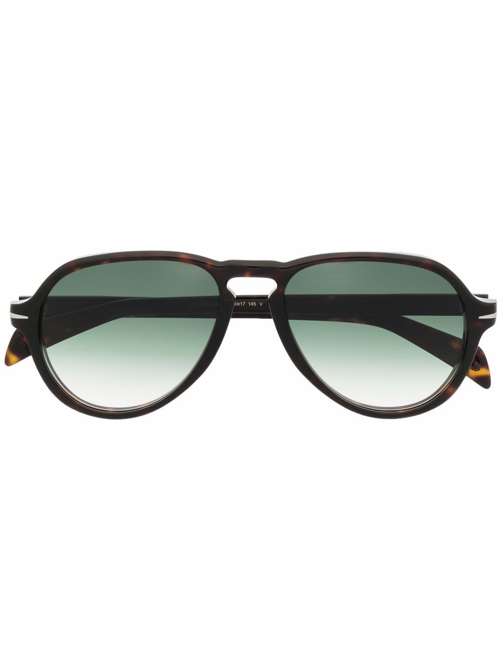 Eyewear by David Beckham round-frame sunglasses - Brown von Eyewear by David Beckham