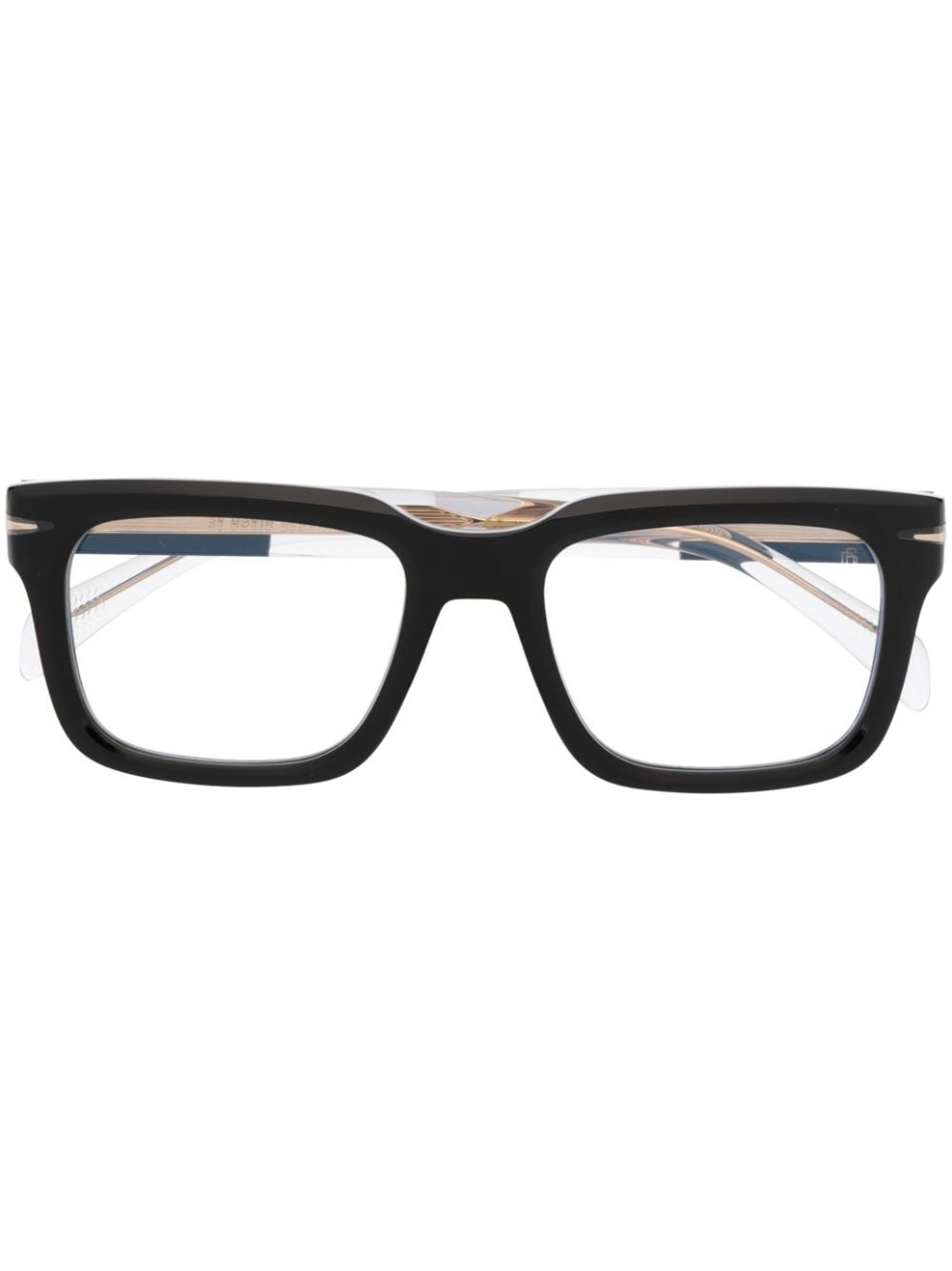 Eyewear by David Beckham square-frame glasses - Black von Eyewear by David Beckham