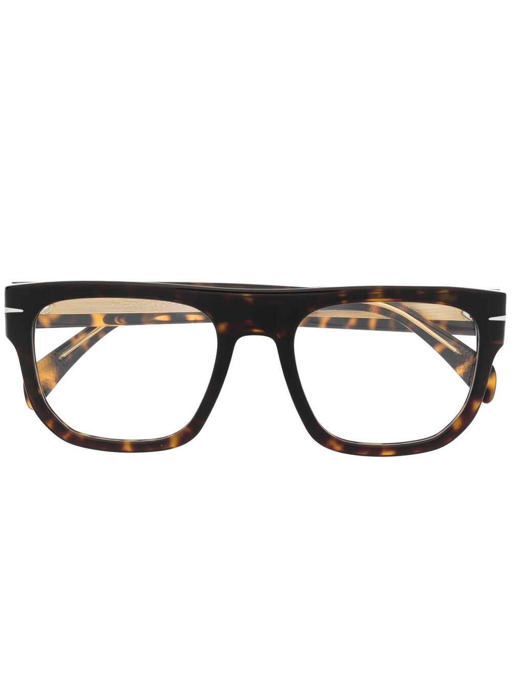 Eyewear by David Beckham square-frame glasses - Brown von Eyewear by David Beckham