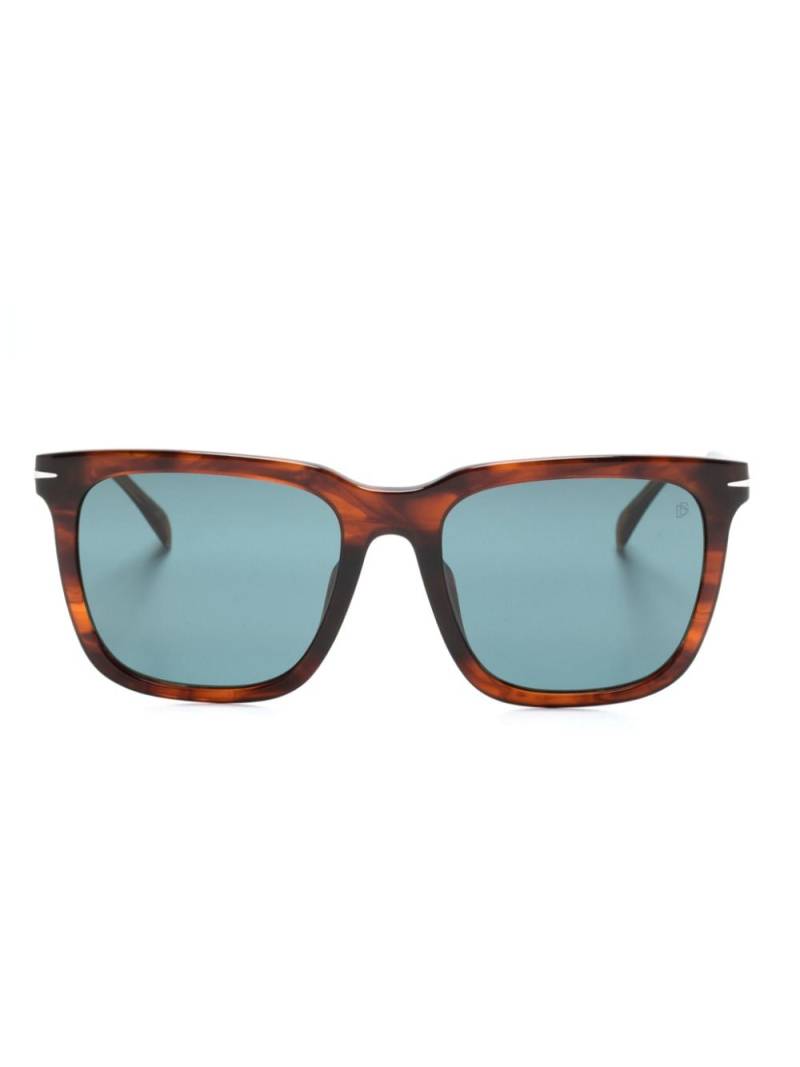 Eyewear by David Beckham square-frame sunglasses - Brown von Eyewear by David Beckham