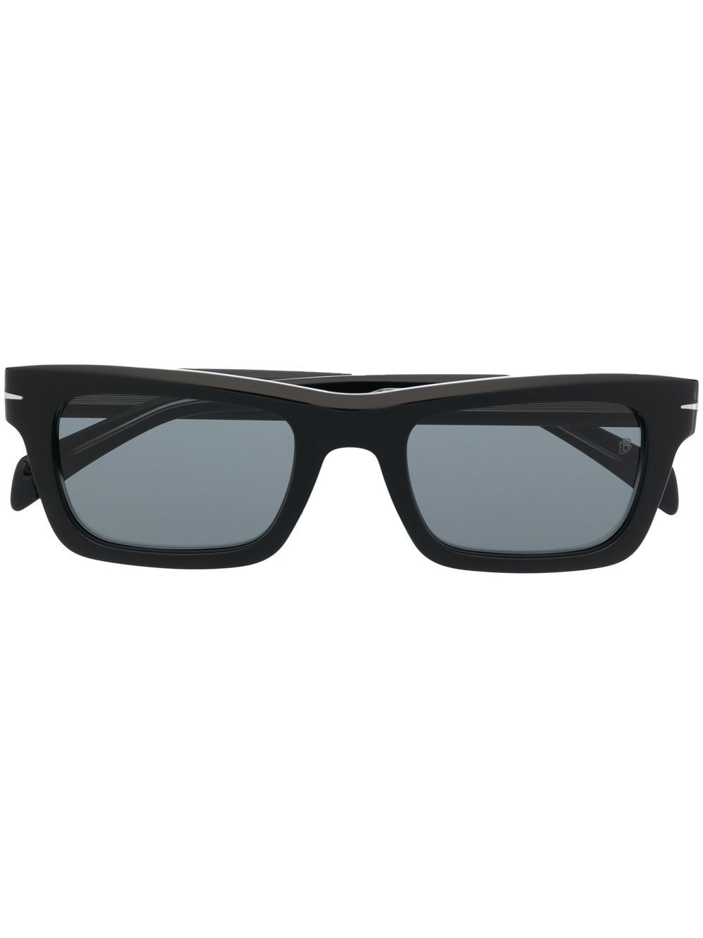 Eyewear by David Beckham tinted rectangle-frame sunglasses - Black von Eyewear by David Beckham